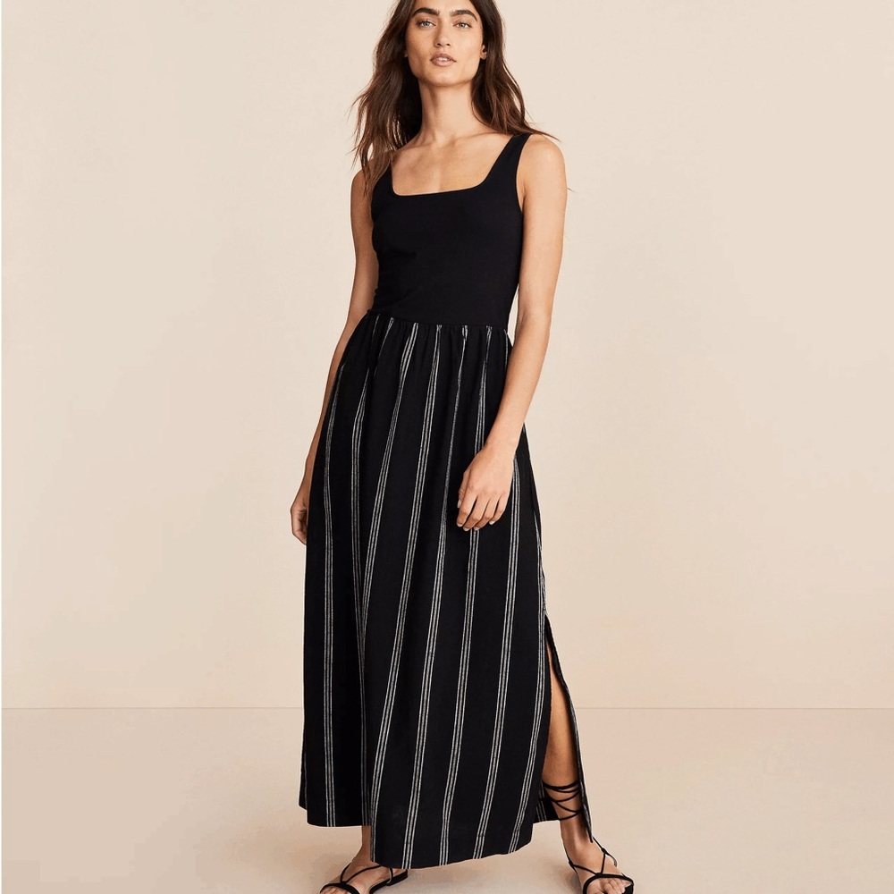 Lou & Grey Mixed Media Maxi Dress